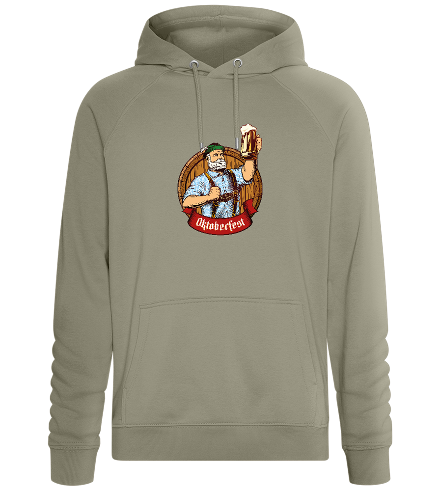 Oktoberfest Man Design - Comfort unisex hoodie_KHAKI_front