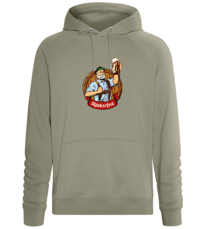 Oktoberfest Man Design - Comfort unisex hoodie_KHAKI_front