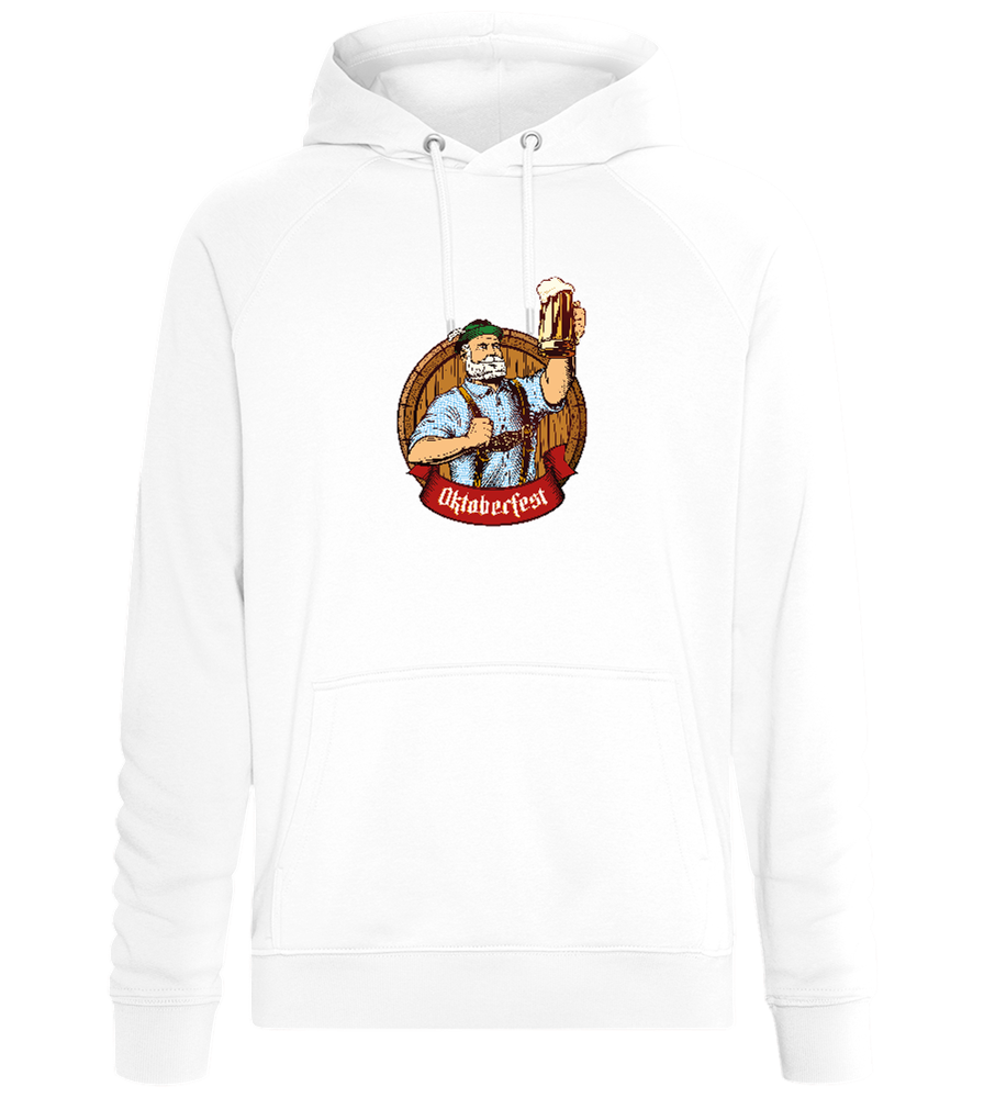 Oktoberfest Man Design - Comfort unisex hoodie_WHITE_front