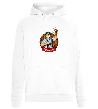 Oktoberfest Man Design - Comfort unisex hoodie_WHITE_front