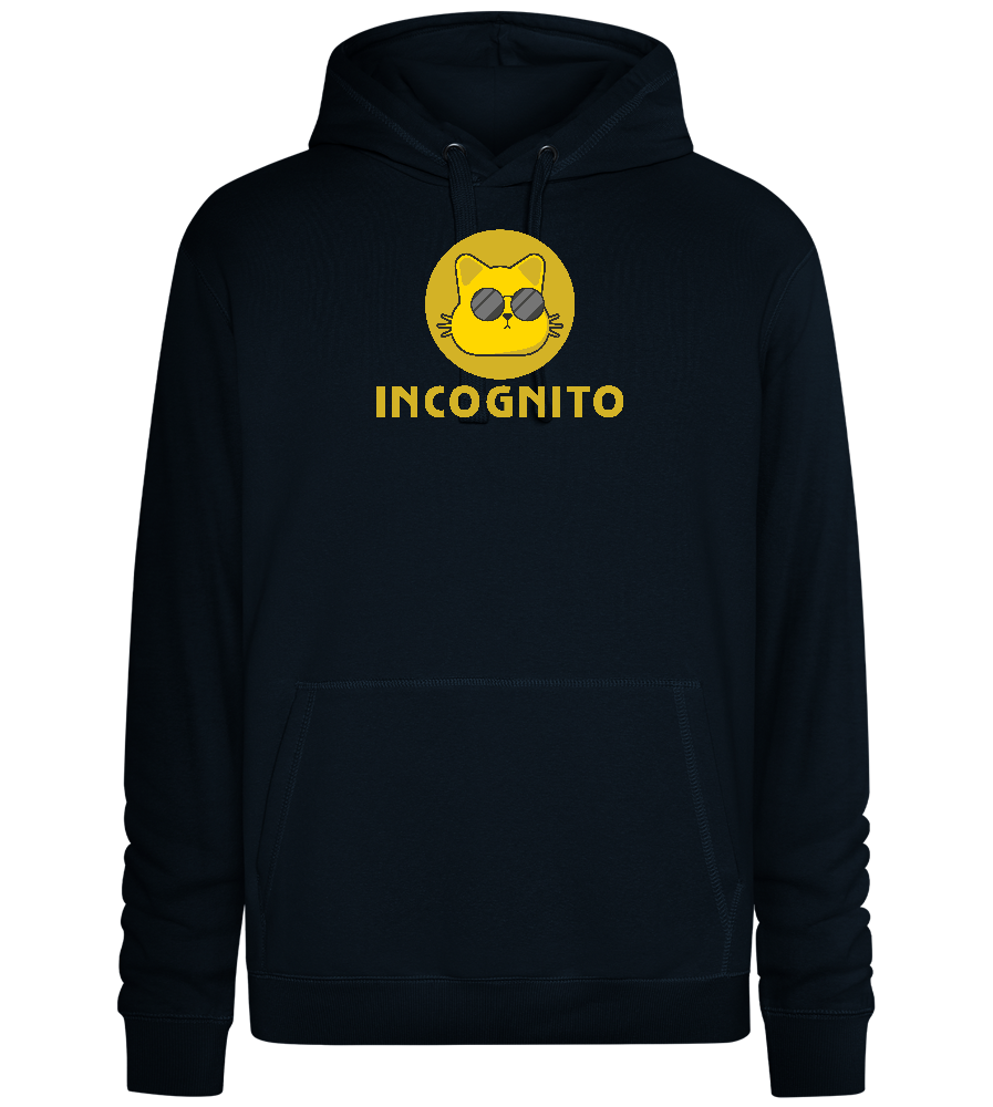 Incognito Design - Premium unisex hoodie_BLACK_front