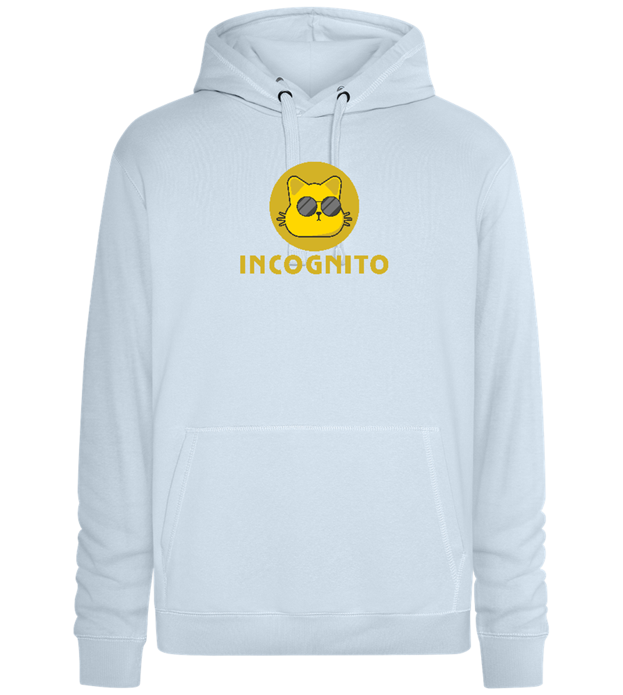 Incognito Design - Premium unisex hoodie_CREAMY BLUE_front