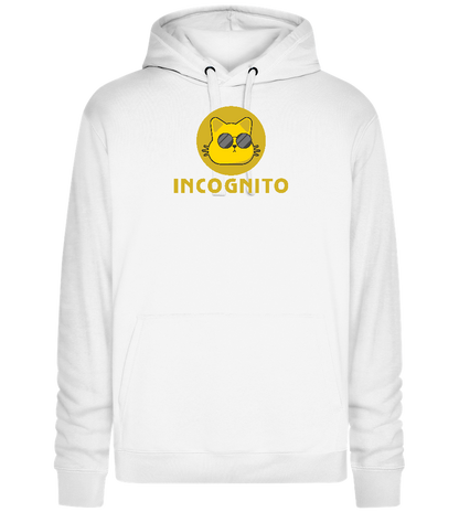 Incognito Design - Premium unisex hoodie_WHITE_front