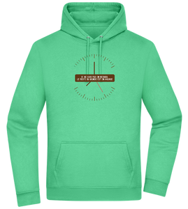 Never Late Design - Premium Essential Unisex Hoodie