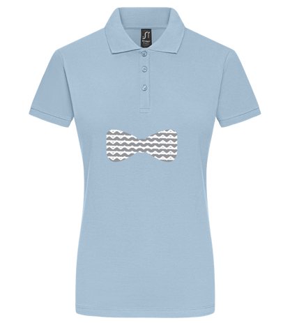 publish test - Premium women's polo shirt_STONE SKY_front