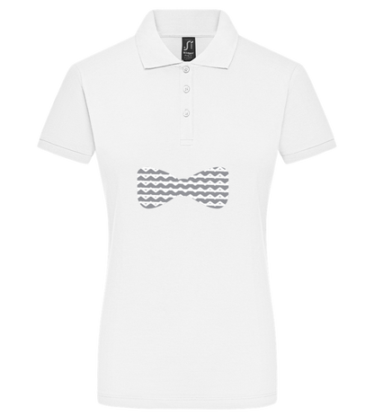 publish test - Premium women's polo shirt_WHITE_front