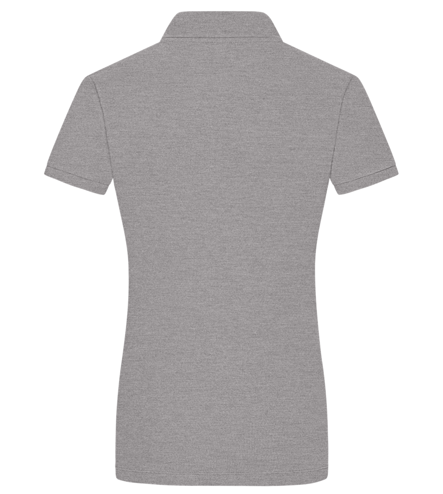 publish test - Premium women's polo shirt_ORION GREY II_back