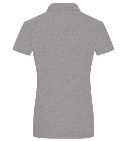 publish test - Premium women's polo shirt_ORION GREY II_back