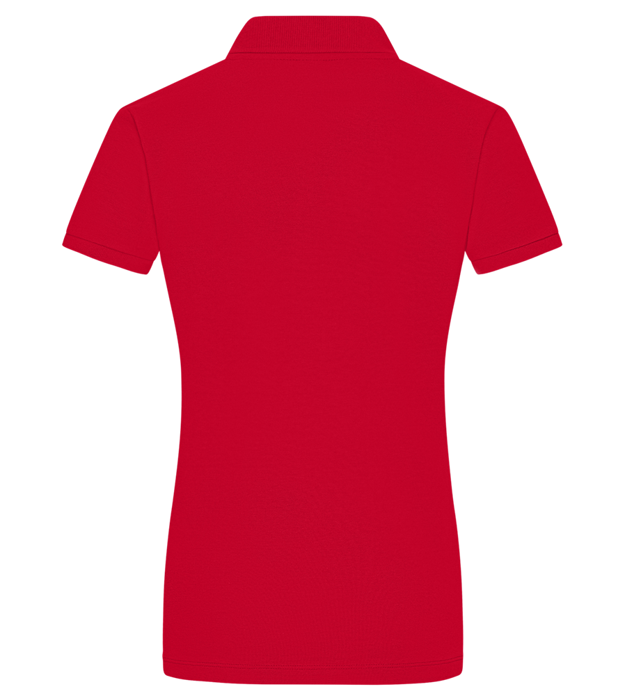 publish test - Premium women's polo shirt_RED_back