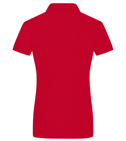 publish test - Premium women's polo shirt_RED_back