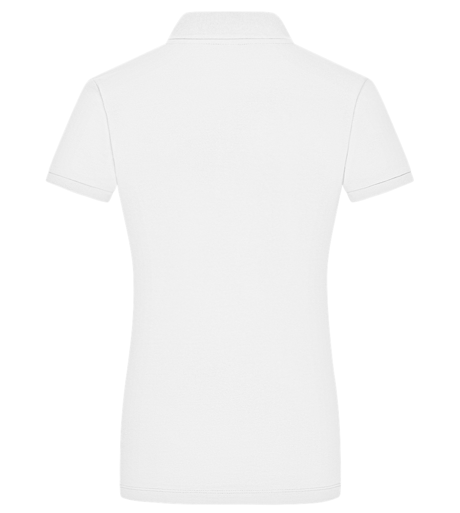 publish test - Premium women's polo shirt_WHITE_back