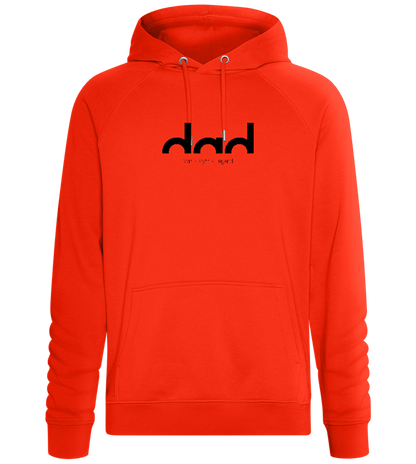 Dad Man Myth Legend Design - Comfort unisex hoodie_BURNT ORANGE_front