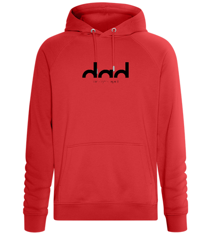 Dad Man Myth Legend Design - Comfort unisex hoodie_RED_front