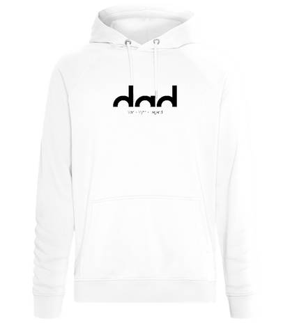 Dad Man Myth Legend Design - Comfort unisex hoodie_WHITE_front