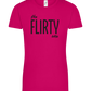 The Flirty One Design - Comfort women's t-shirt_FUCHSIA_front