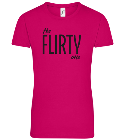 The Flirty One Design - Comfort women's t-shirt_FUCHSIA_front