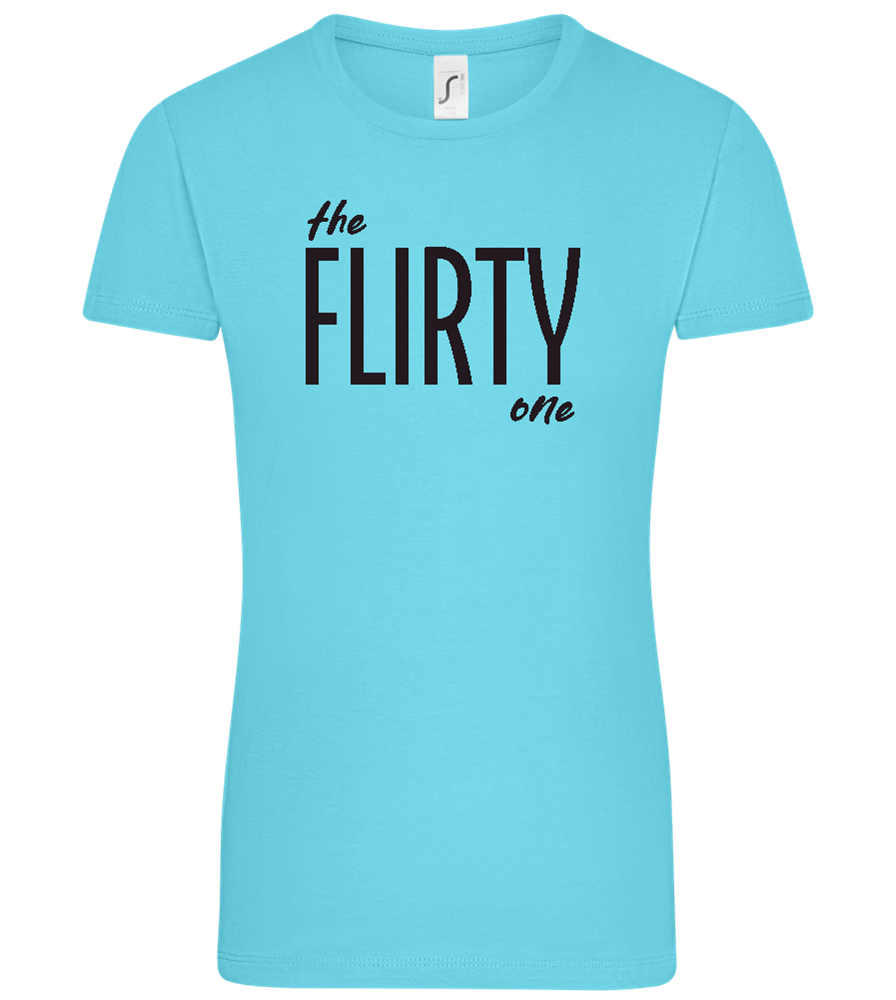 The Flirty One Design - Comfort women's t-shirt_HAWAIIAN OCEAN_front