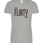 The Flirty One Design - Comfort women's t-shirt_ORION GREY_front