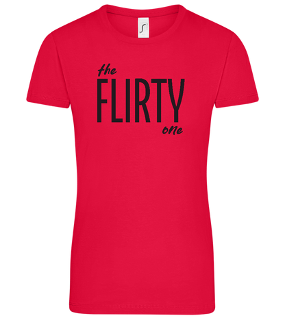 The Flirty One Design - Comfort women's t-shirt_RED_front