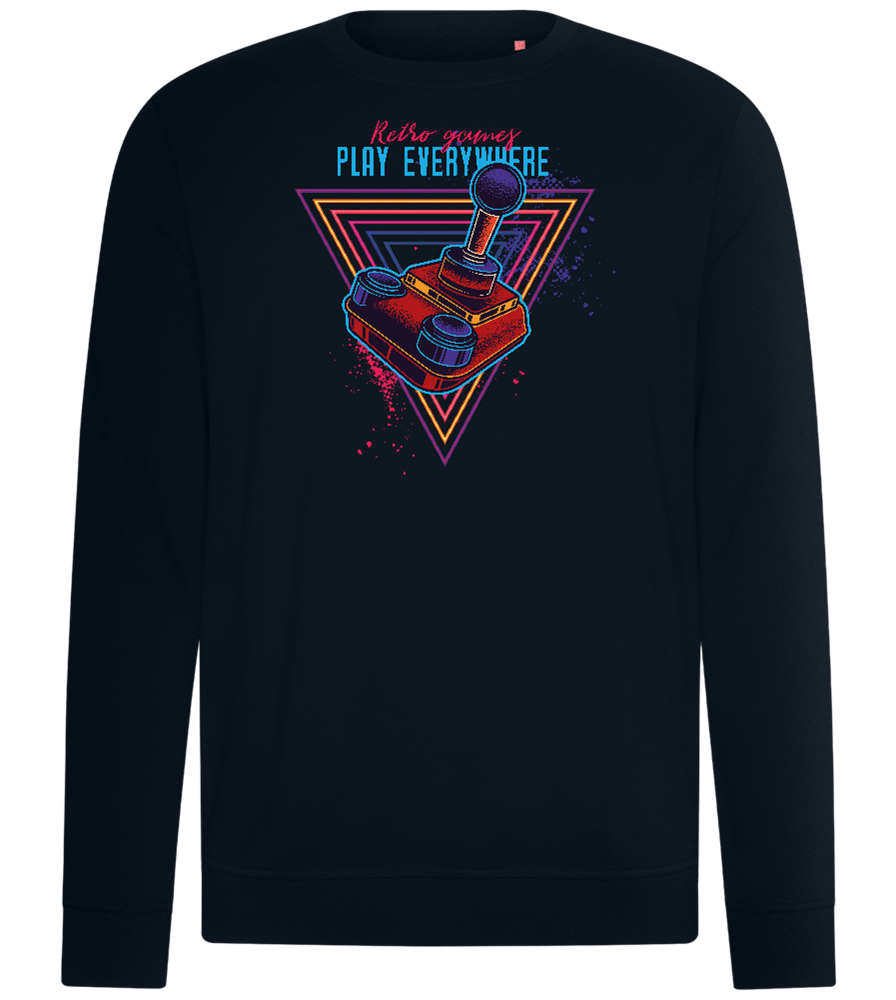 Play Everywhere Design - Comfort unisex sweater_BLACK_front