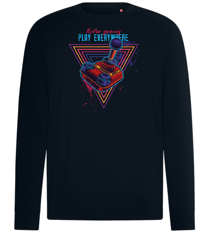 Play Everywhere Design - Comfort unisex sweater_BLACK_front