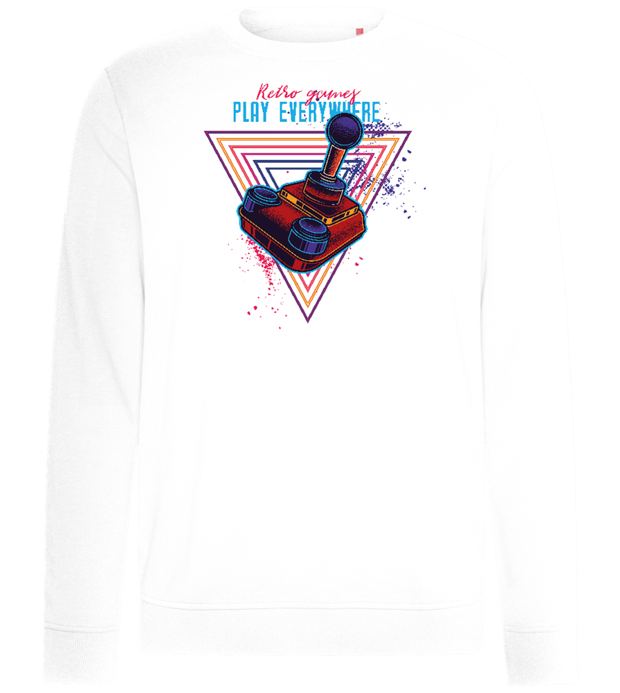 Play Everywhere Design - Comfort unisex sweater_WHITE_front