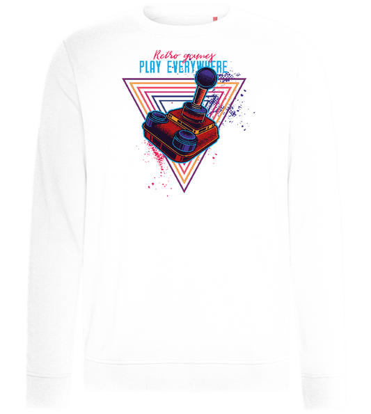 Play Everywhere Design - Comfort unisex sweater_WHITE_front