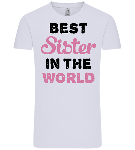 Best Sister in the World Design - Comfort Unisex T-Shirt_LILAK_front