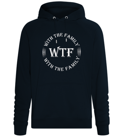 With The Family Design - Comfort unisex hoodie_BLACK_front