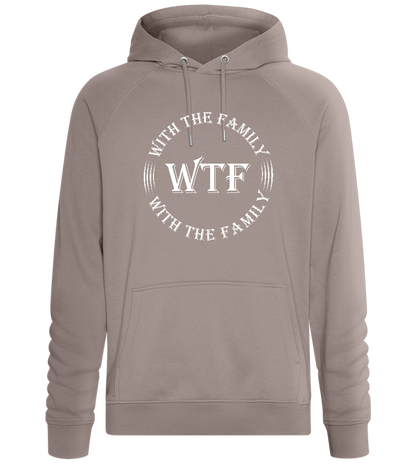 With The Family Design - Comfort unisex hoodie_CHARCOAL CHIN_front