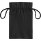 Small Cotton Draw Cord Bag (Black)_BLACK_front
