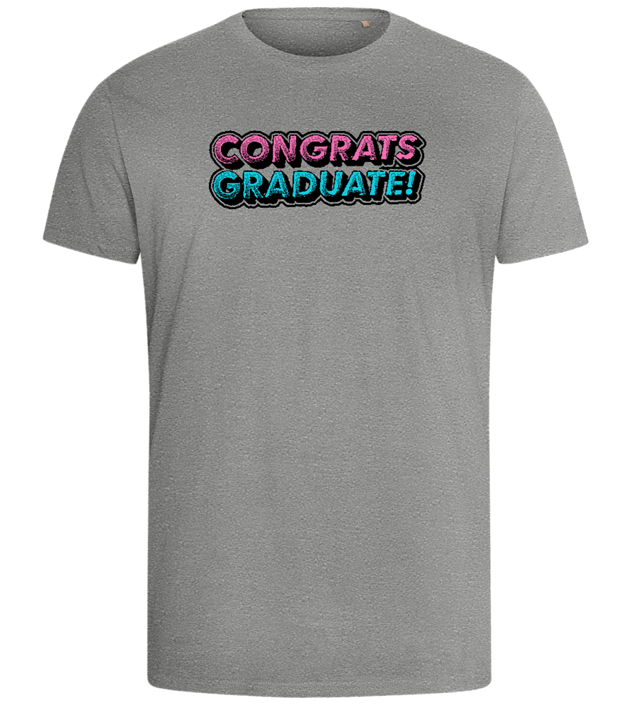 Congrats Graduate Design - Comfort men's fitted t-shirt_ORION GREY_front