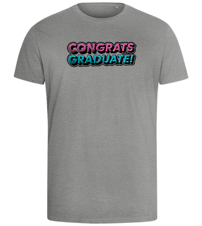 Congrats Graduate Design - Comfort men's fitted t-shirt_ORION GREY_front