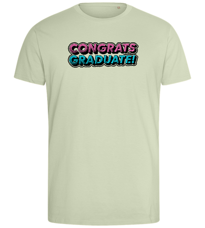 Congrats Graduate Design - Comfort men's fitted t-shirt_SILESTONE_front