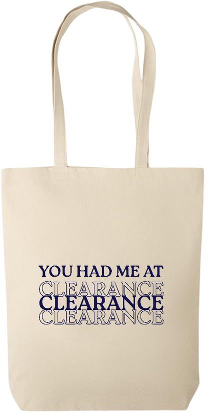 Clearance Design - Premium canvas cotton tote bag_BEIGE_front