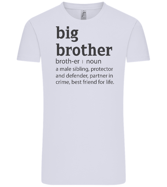 Big Brother Meaning Design - Comfort Unisex T-Shirt_LILAK_front