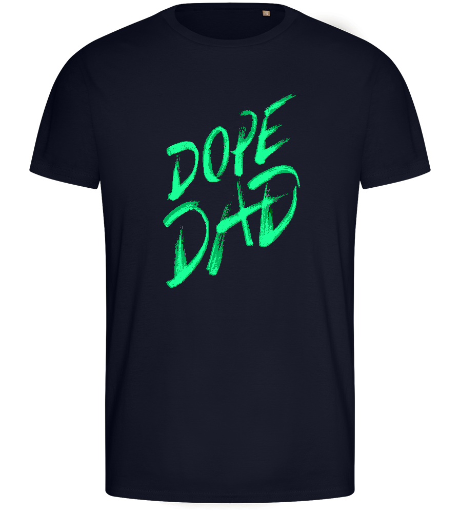 Dope Dad Design - Basic men's fitted t-shirt_FRENCH NAVY_front