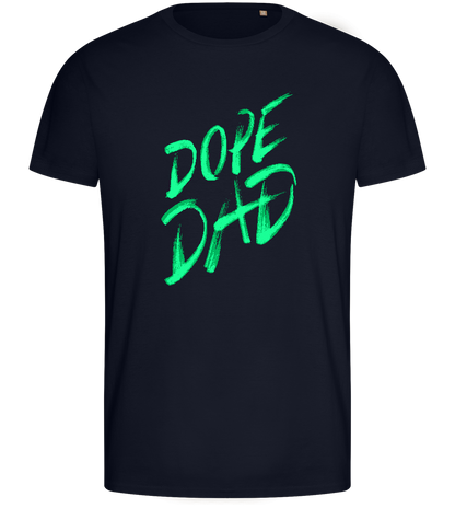 Dope Dad Design - Basic men's fitted t-shirt_FRENCH NAVY_front