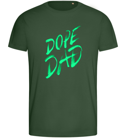 Dope Dad Design - Basic men's fitted t-shirt_GREEN BOTTLE_front