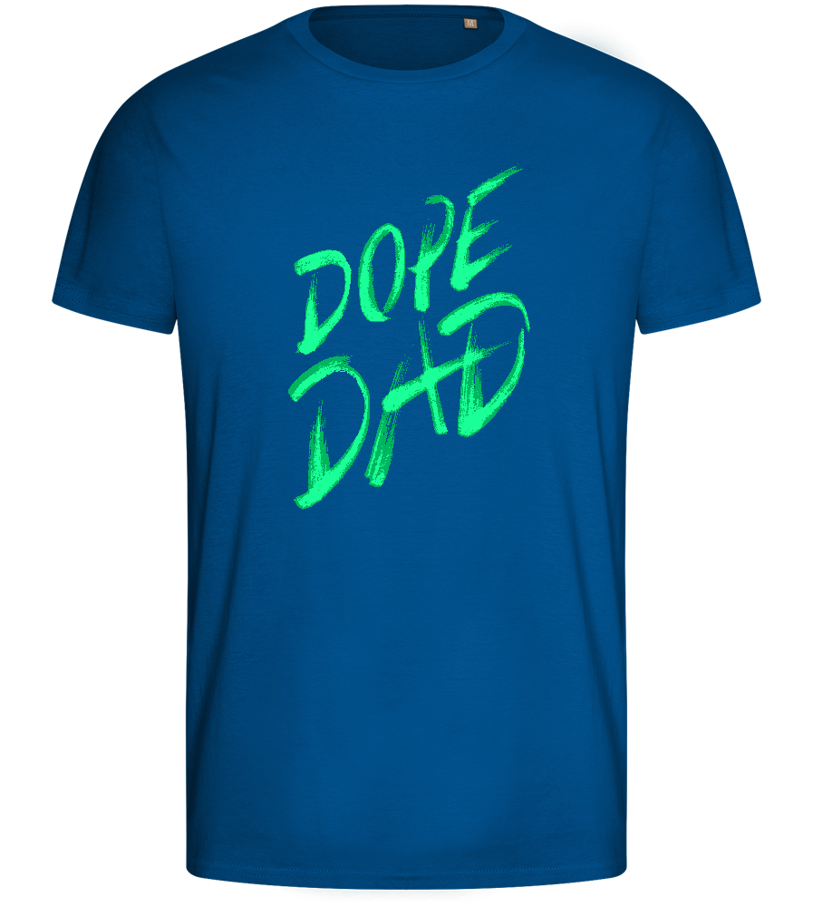 Dope Dad Design - Basic men's fitted t-shirt_ROYAL_front