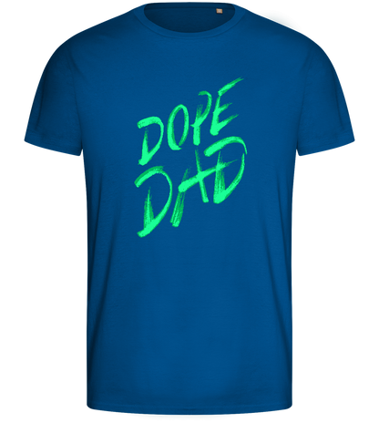 Dope Dad Design - Basic men's fitted t-shirt_ROYAL_front