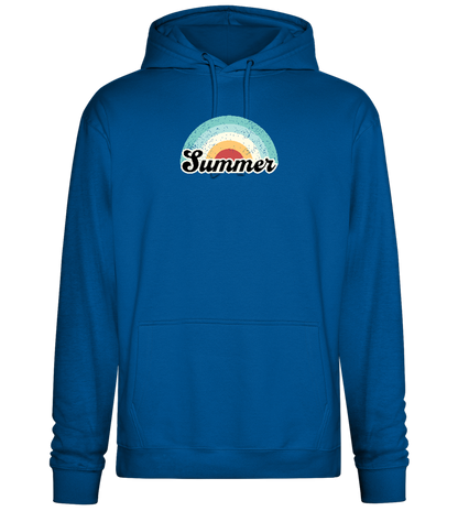 Summer Rainbow Design - Premium Essential Unisex Hoodie_ROYAL_front