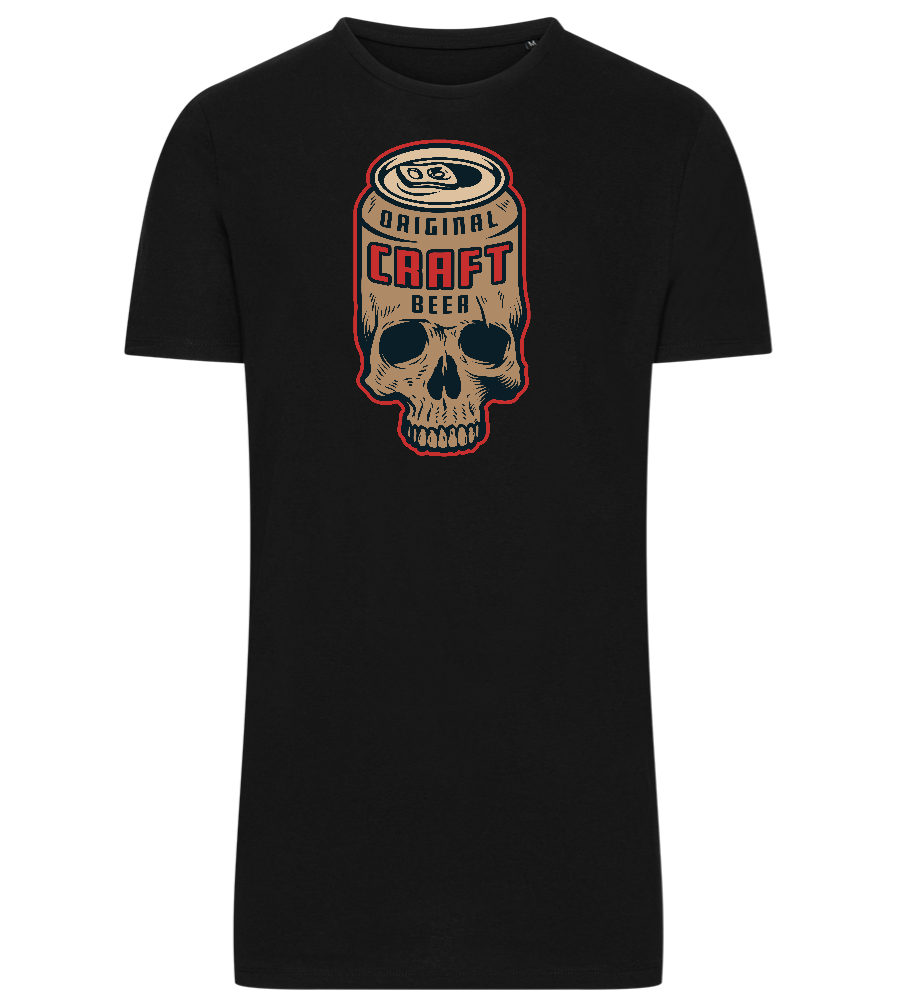 Craft Beer Design - Comfort men's long t-shirt_DEEP BLACK_front