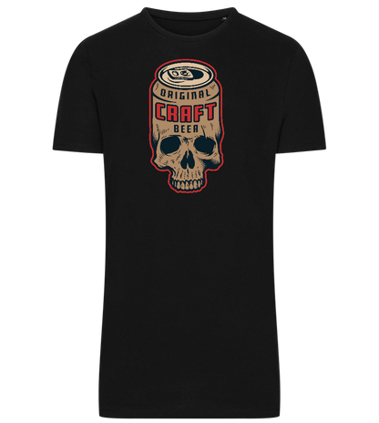 Craft Beer Design - Comfort men's long t-shirt_DEEP BLACK_front