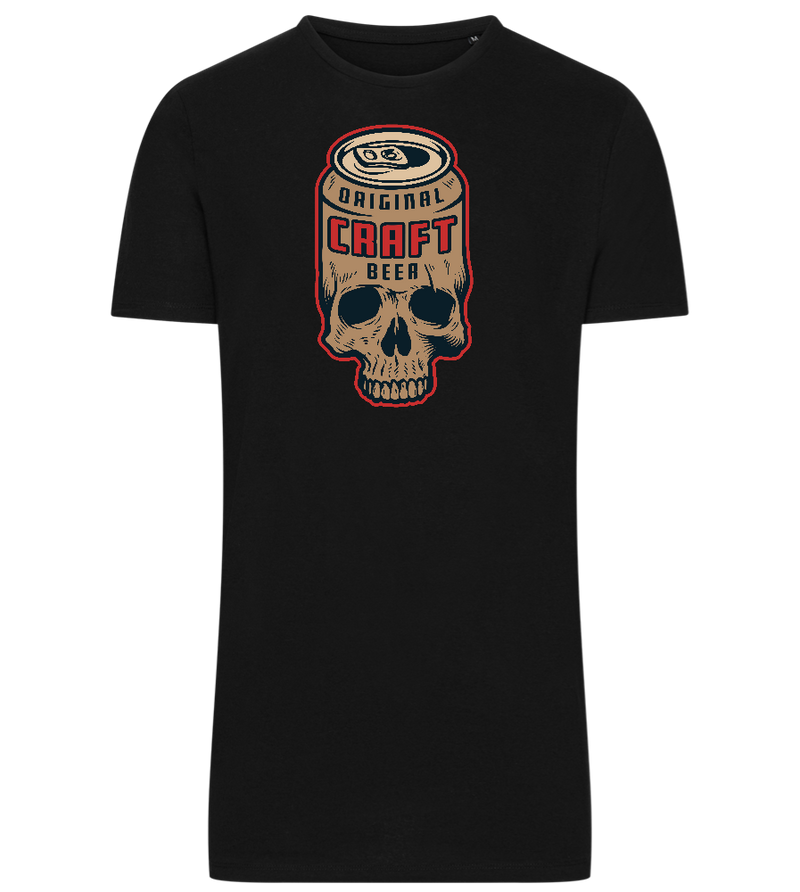 Craft Beer Design - Comfort men's long t-shirt_DEEP BLACK_front