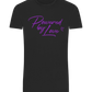Powered By Love Design - Basic Unisex T-Shirt_DEEP BLACK_front