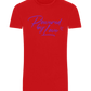 Powered By Love Design - Basic Unisex T-Shirt_RED_front