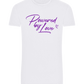 Powered By Love Design - Basic Unisex T-Shirt_WHITE_front