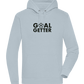 Goal Getter Design - Premium unisex hoodie_CREAMY BLUE_front