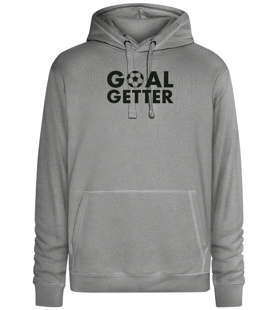 Goal Getter Design - Premium unisex hoodie_ORION GREY II_front